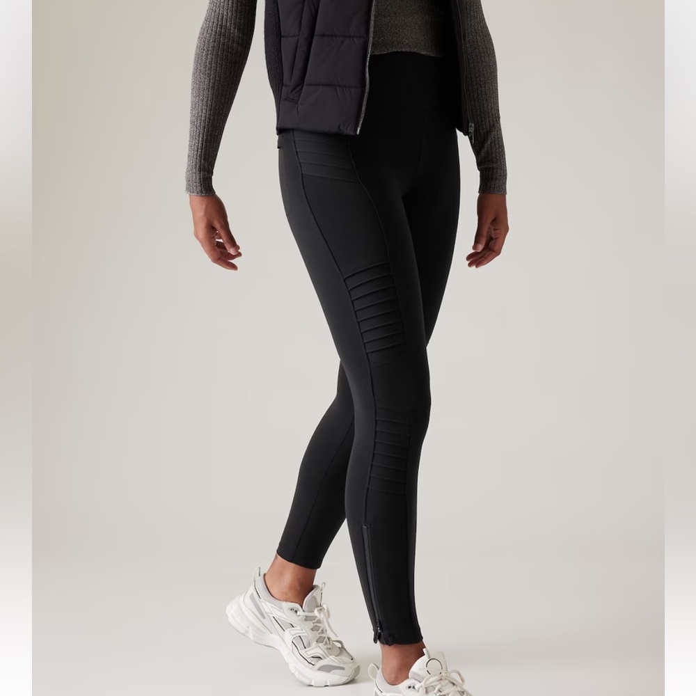 Athleta Delancy Moto Tights - Picture 3 of 10